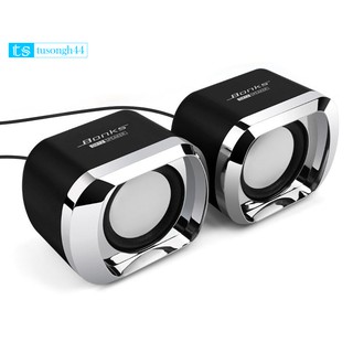 Loa mini có dây màu đen cổng cắm usb 2.0 cho máy tính Notebook tiện dụng
