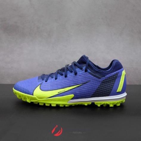 GIÀY ĐÁ BÓNG CHÍNH HÃNG NIKE MERCURIAL ZOOM VAPOR PRO TF - CV00- - XANH TÍM DẠ QUANG ///