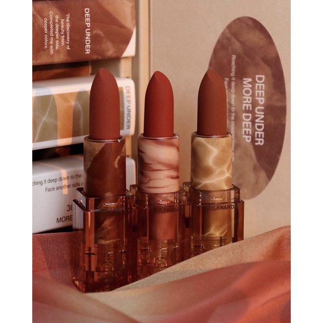 Son Thỏi 3CE Soft Matte Lipstick - Version Deep Under More Deep