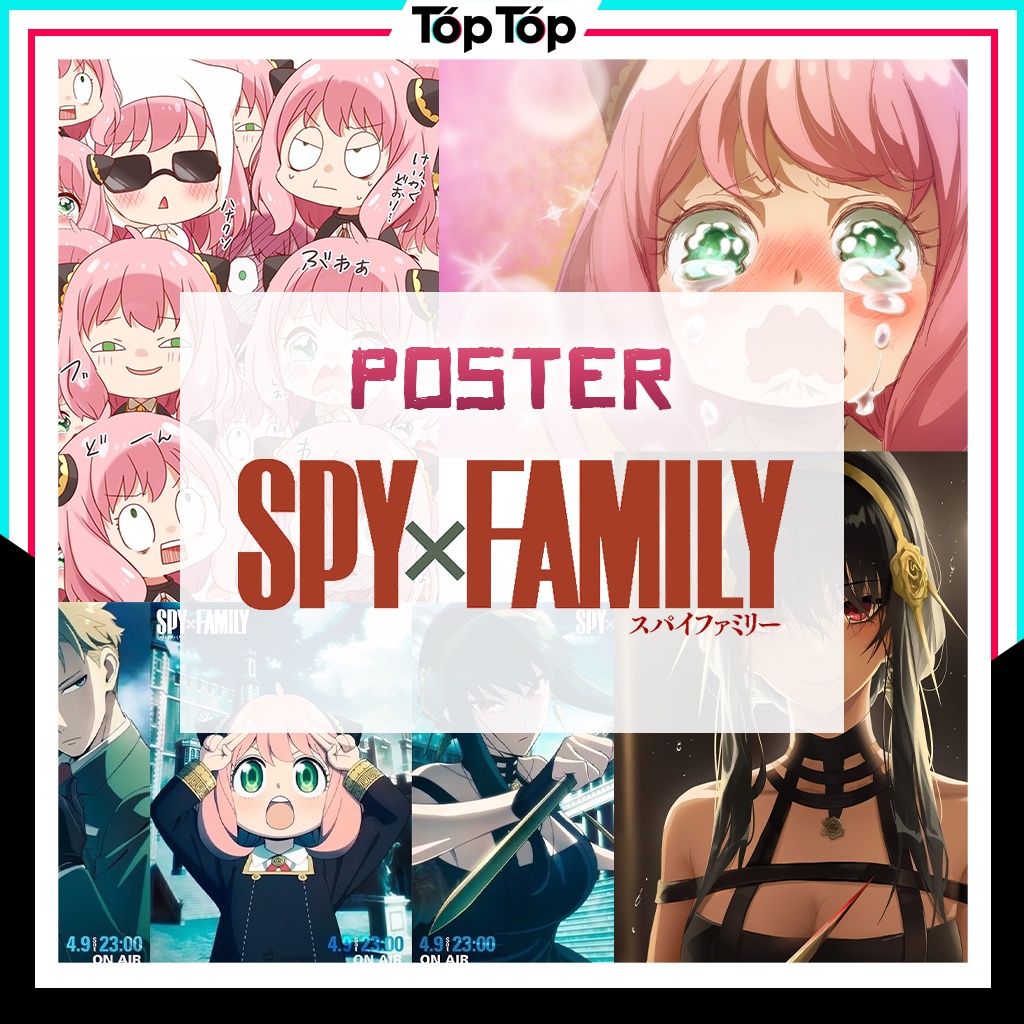 Poster anime Spy X Family , tranh dán tường manga wall decor treo tường SXP  - Tìm Voucher