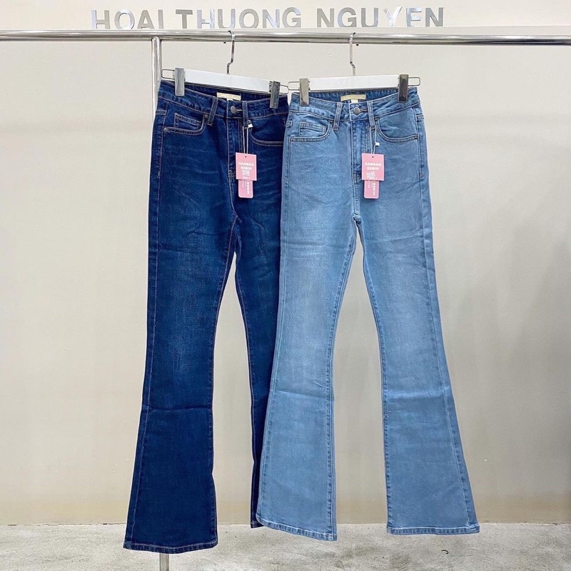 Quần loe Hannah dài 2 màu