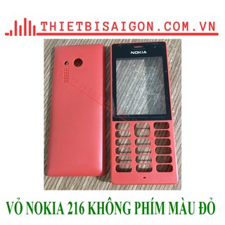 Vỏ nokia 216 không phím màu đỏ