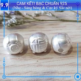 Charm bạc s925 heo con (Có chữ) AH096