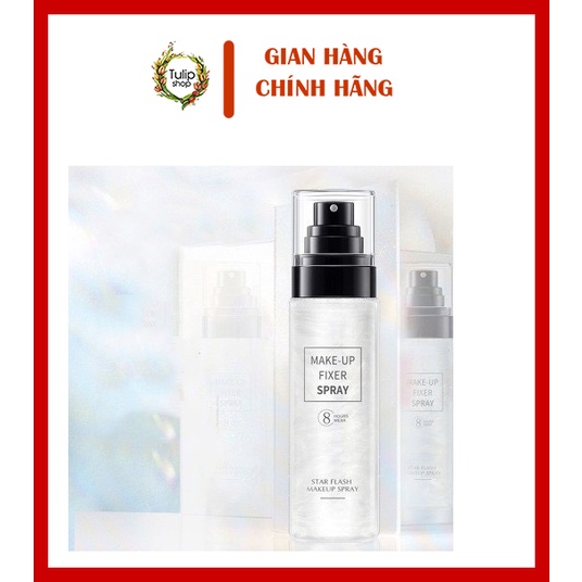 Xịt Nhũ Khóa Trang Điểm Star Flash Make Up Spray 8 Hours Wear