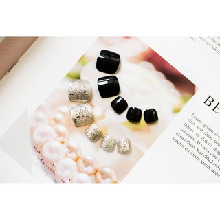 [Hàng mới về] Set 24 móng chân giả đa sắc màu thời trang nữ
