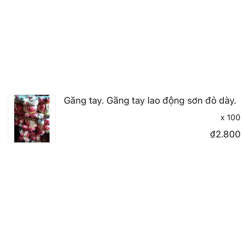 combo 100 đôi găng tây Sơn đỏ dày đẹp