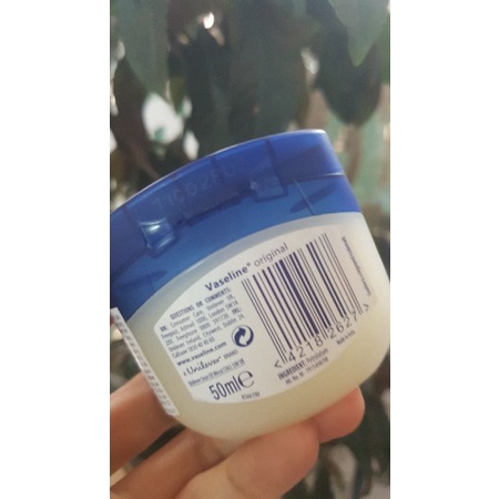 Sáp Dưỡng Ẩm Phục Hồi Da Khô, Nứt Nẻ Vaseline Pure Petroleum Jelly Original (50ml) - Đông Anh Pharmart