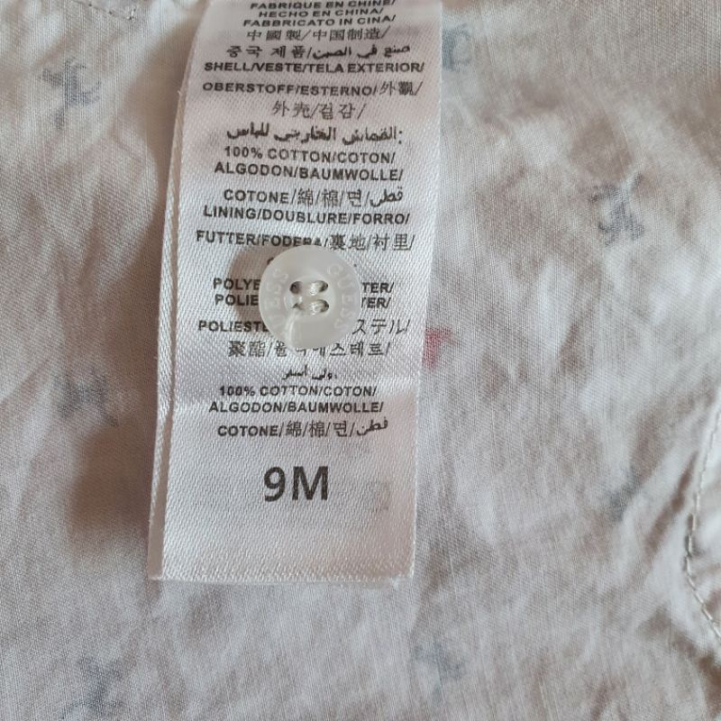 Pass Áo sơmi hãng GUESS bé trai