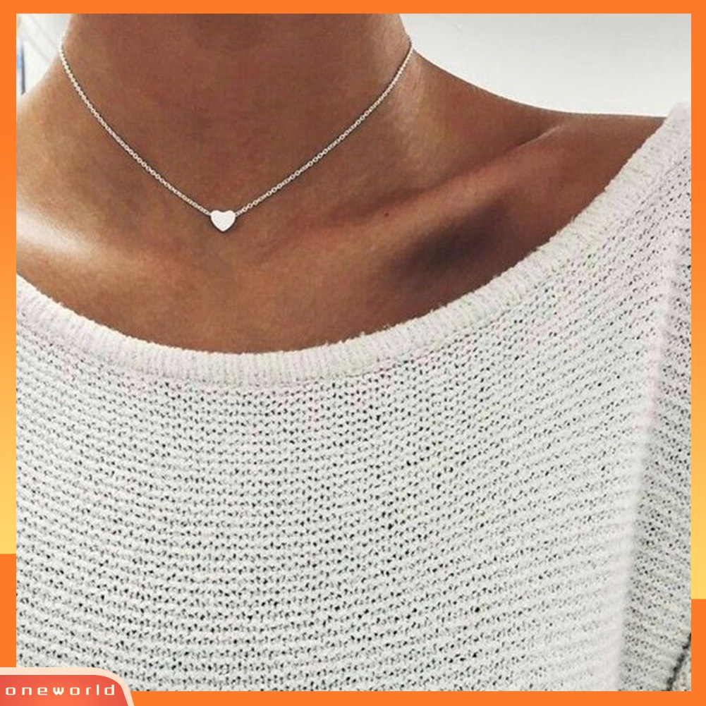 Vòng cổ mặt hình trái tim thời trang cho nữ