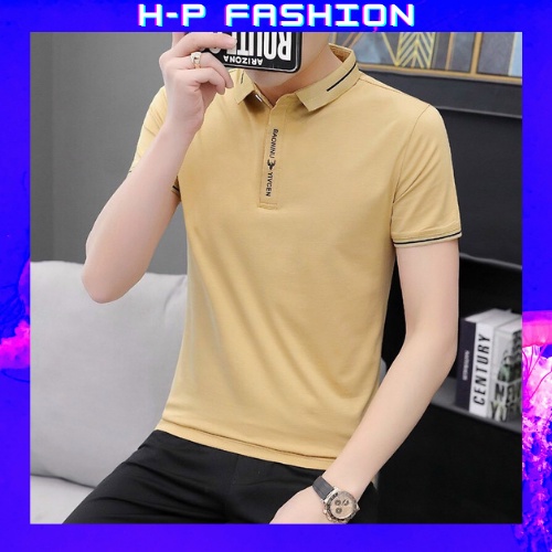 Áo Thun Nam Ngắn Tay Có Cổ  𝐅𝐑𝐄𝐄 𝐒𝐇𝐈𝐏  Áo Phông Nam Đẹp Vải Thun Co Giãn Thời Trang Hpfashion - ATN611