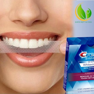 [ CHÍNH HÃNG ] Miếng Dán Trắng Răng Crest 20 miếng