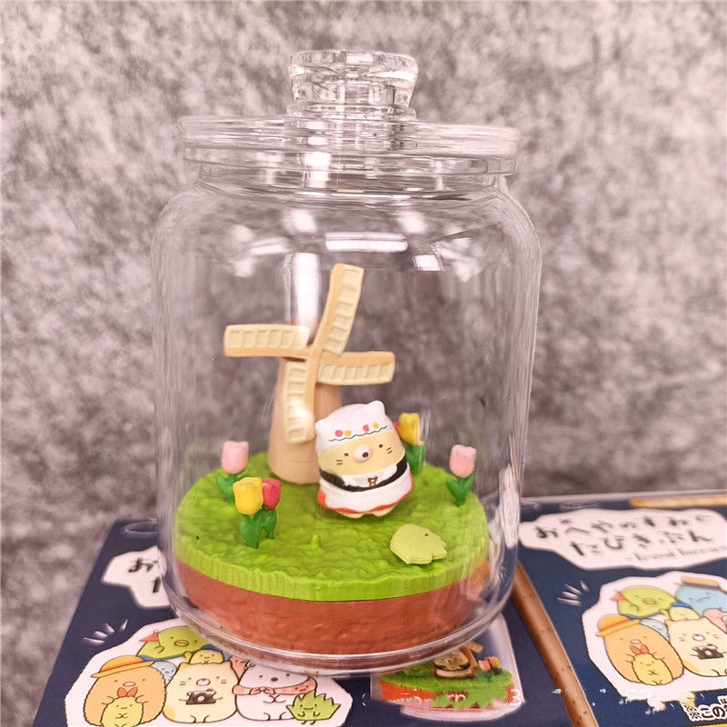 Mô Hình Bình Sumikkogurashi Mini Dễ Thương Dùng Trang Trí Văn Phòng/ Bàn Làm Việc