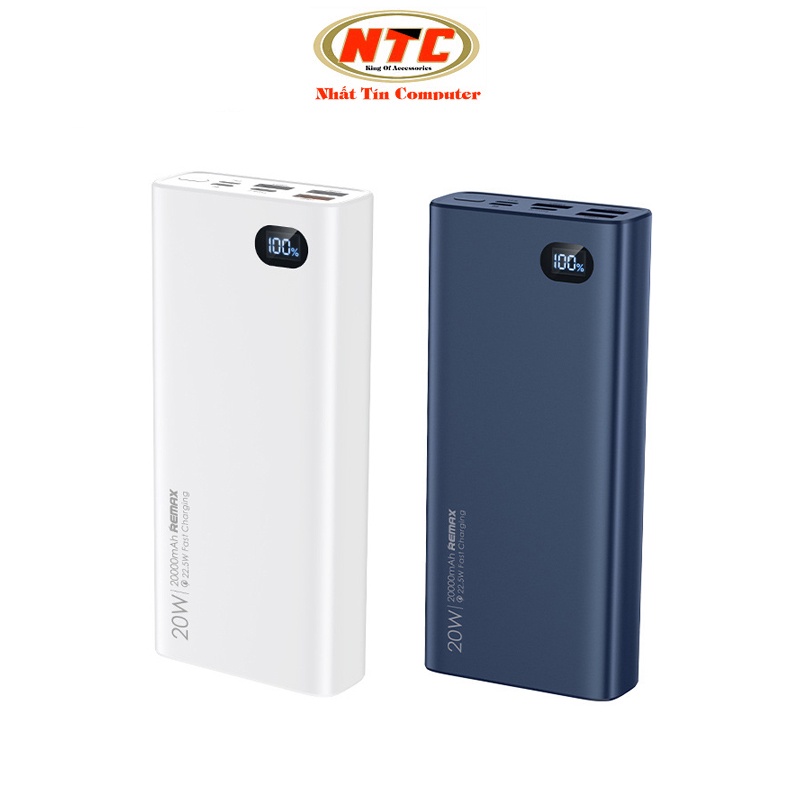 Pin dự phòng sạc nhanh Remax RPP-292 dung lượng 20000mAh QC 22.5W và PD 20W - tích hợp 4 cổng sạc ra/ 3 cổng sạc vào