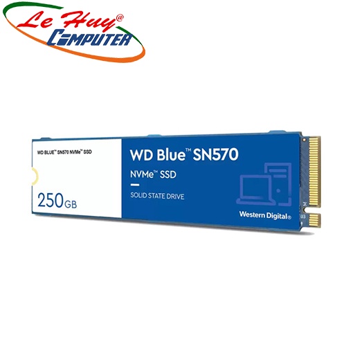 Ổ cứng SSD Western Digital SN570 Blue 250GB M.2 2280 PCIe NVMe 3x4 WDS250G3B0C