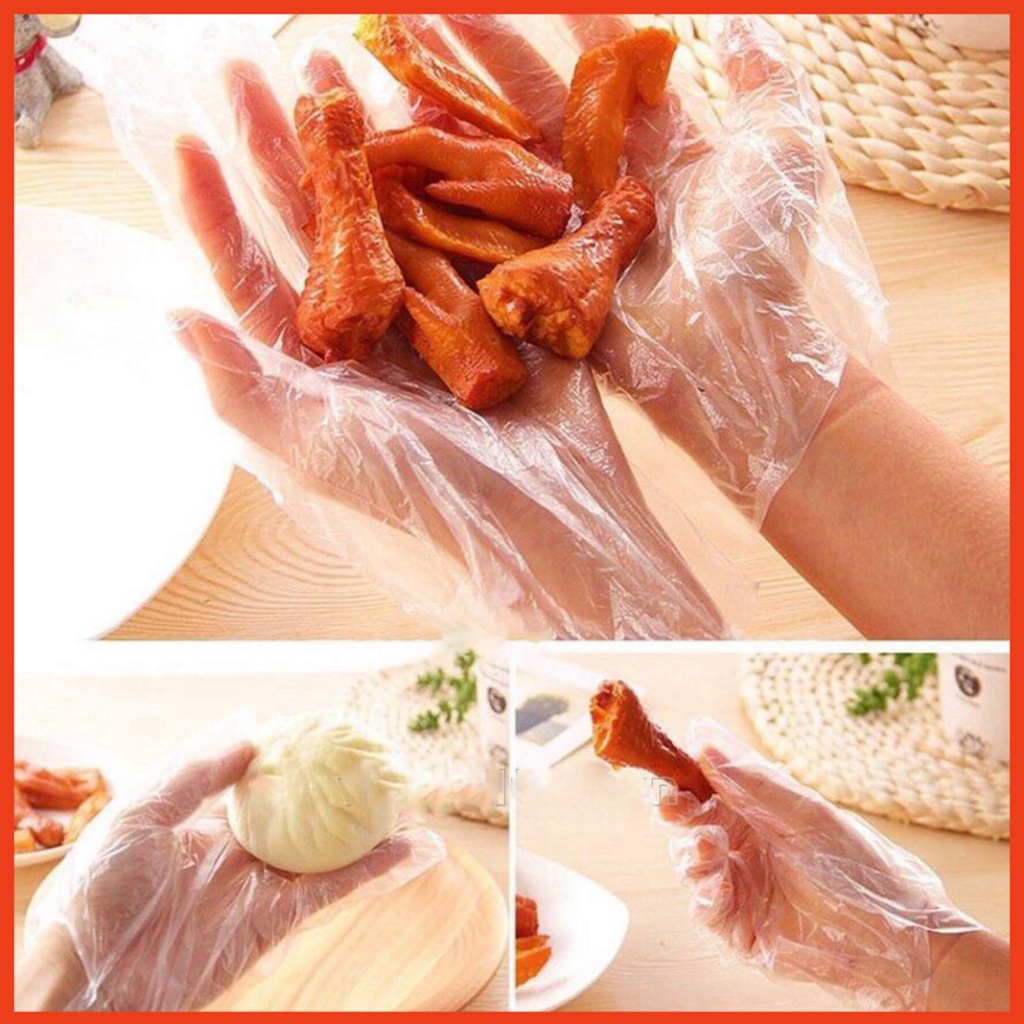 Hộp 100 Găng Tay Nilong Phân Huỷ Sinh Học Thần Thánh