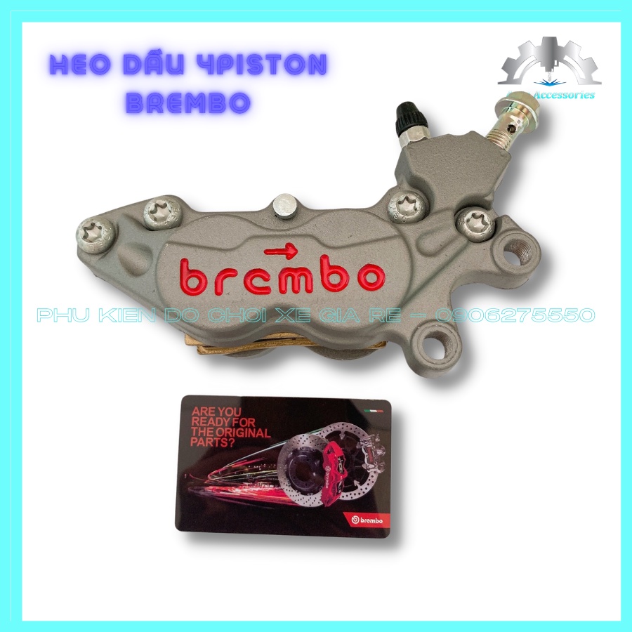 Heo Dầu Trước Brcmbe 4piston Kèm Pát CNC gắn Trước Tất Cả Xe: VARIO EXCITER WINNER SIRIUS AB WAVE RAIDER SONIC JUPITER..