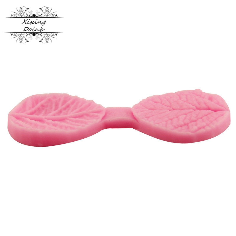 Khuôn Silicone Làm Bánh Tạo Hình Chiếc Lá Độc Đáo Tiện Dụng