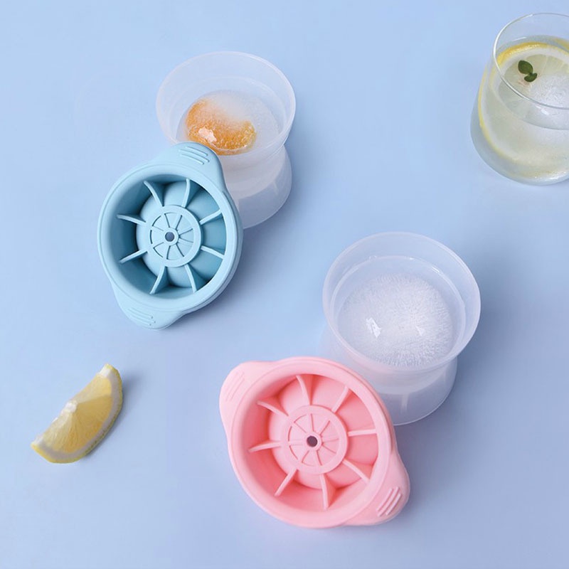 Khuôn Silicone Làm Đá Viên Hình Cầu Lớn 6cm Đa Năng Có Thể Tái Sử Dụng