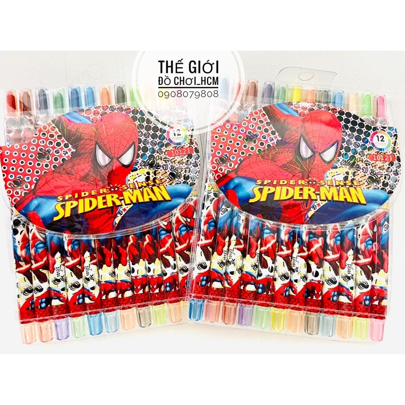 [HÀNG TỐT] Bút sáp vặn 12 màu dành cho bé học vẽ tô màu.