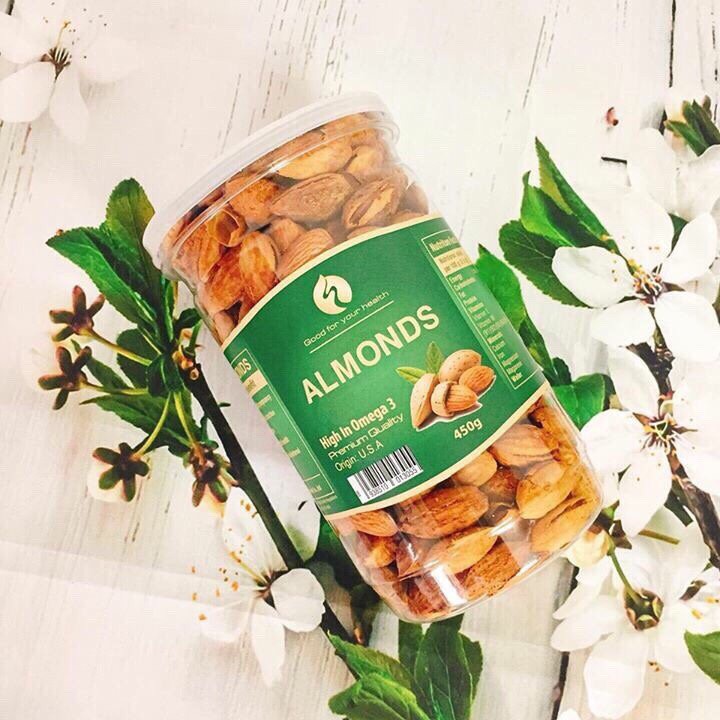 HẠT HẠNH NHÂN RANG BƠ 500 GR