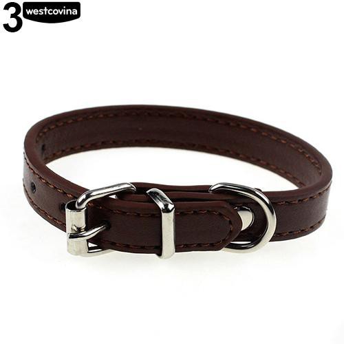Vòng Cổ Da Cho Thú Cưng
