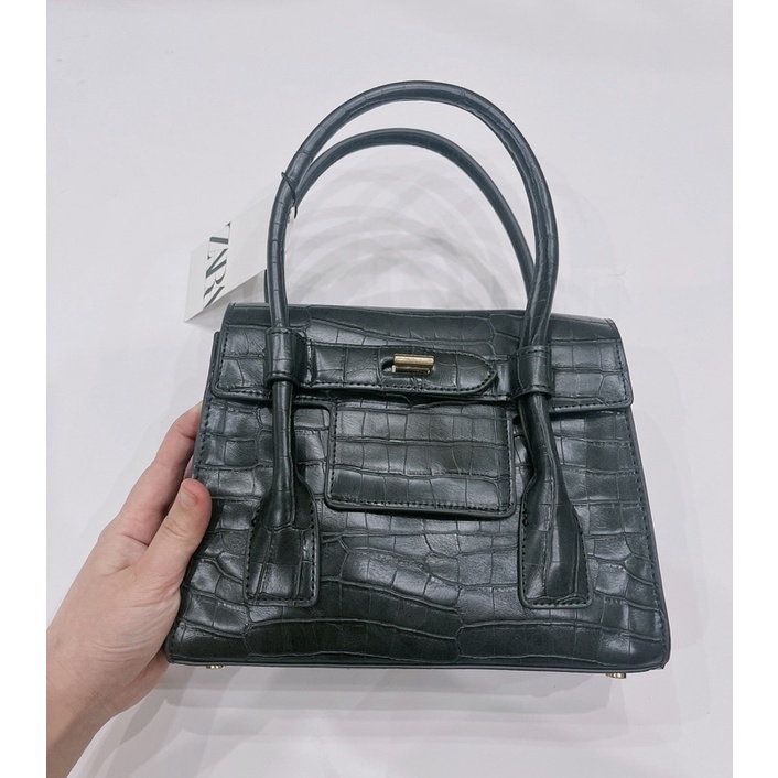 Túi xách kèm dây đeo chéo nữ vợt sale Zara TBN