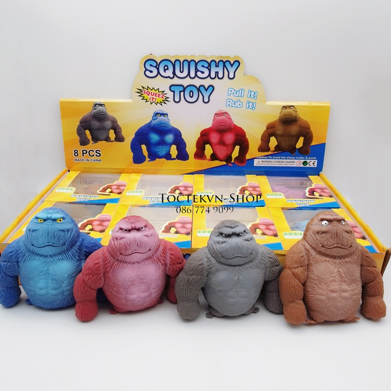 Khỉ đột King Kong co giãn xả tresss siêu to 400 gam.