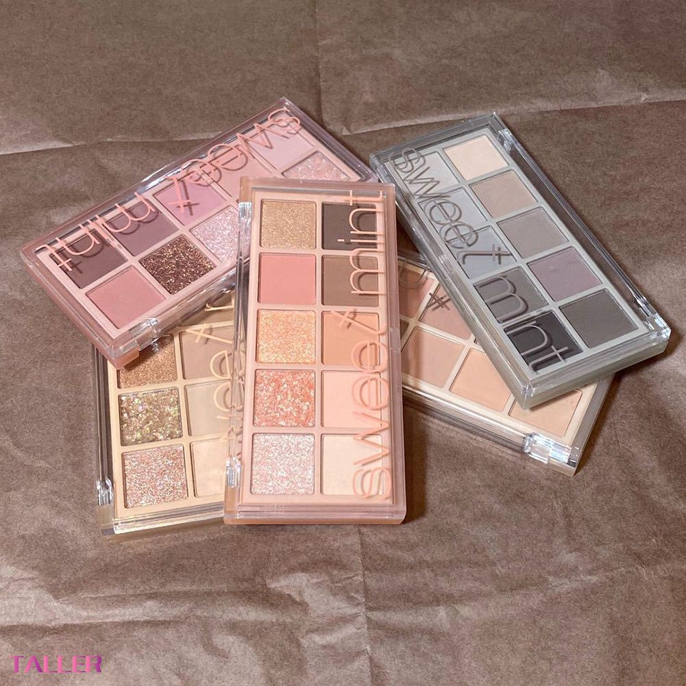 [Hàng mới về] Bảng phấn mắt Sweet Mint 10 màu sắc ánh nhũ lấp lánh | BigBuy360 - bigbuy360.vn