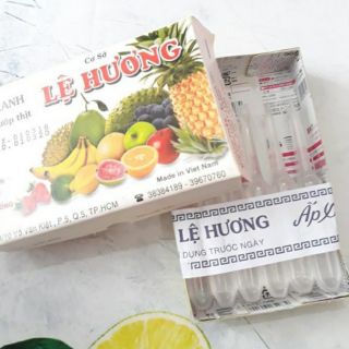 Áp xanh lệ hộp 12 ống làm lạp xưởng
