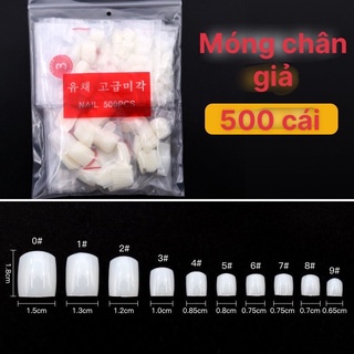 Bịch 500 cái móng chân giả