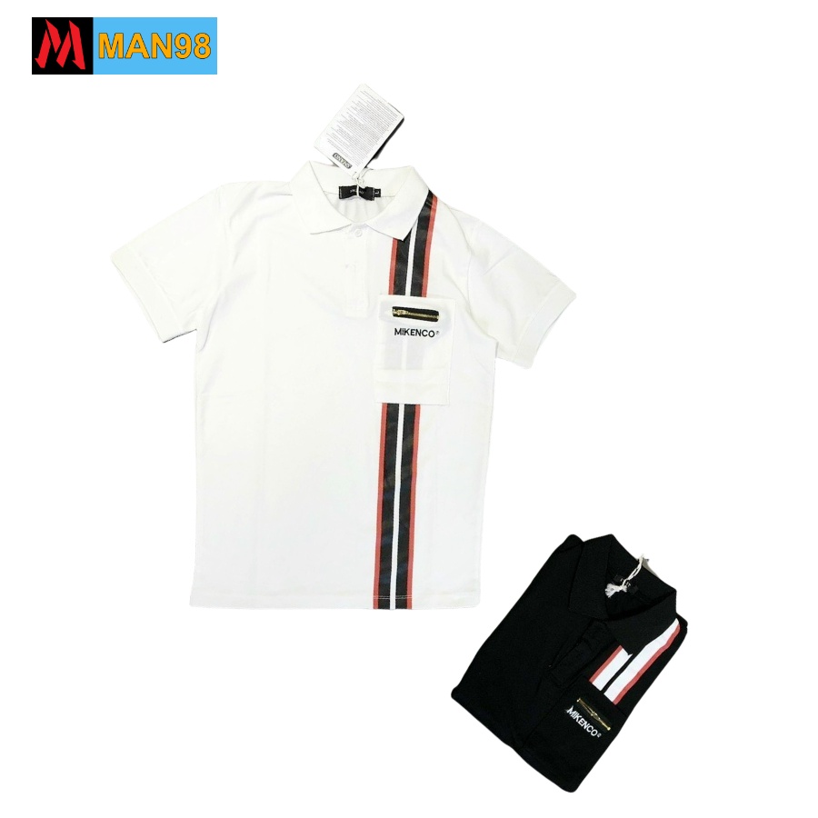 Áo polo nam có cổ mikenco chất liệu cotton PL21