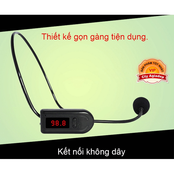 Mic không dây FM dùng cho Loa trợ giảng giáo viên MC