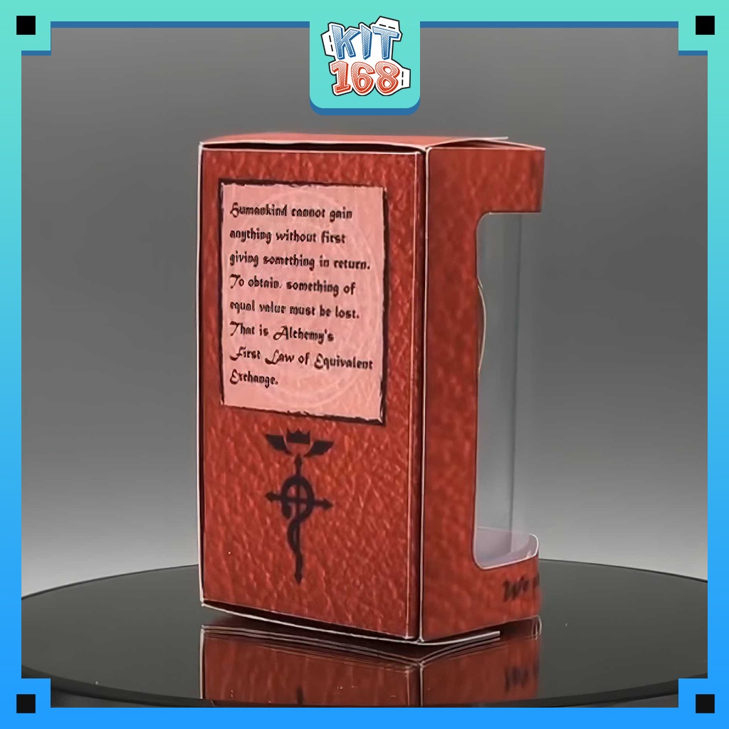 Mô hình giấy Anime Game Chibi Edward Elric - Fullmetal Alchemist+ kit hộp trang trí