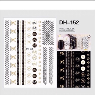 Sticker dán móng nail, Sticker thương hiệu