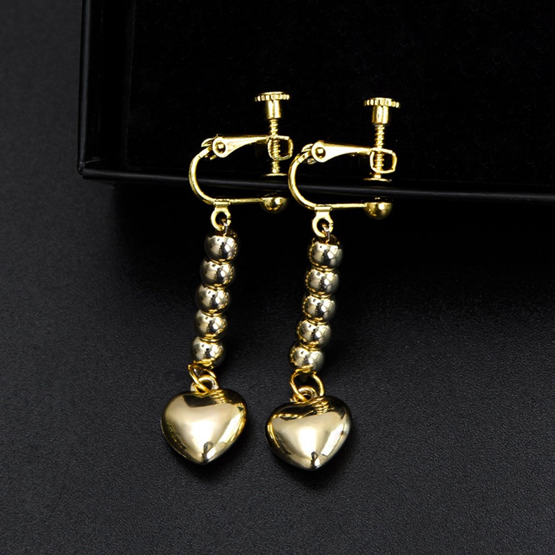 Tmdbyx Set 1 Đôi Khuyên Tai Hình Trái Tim Phối Chữ Hiska Thời Trang