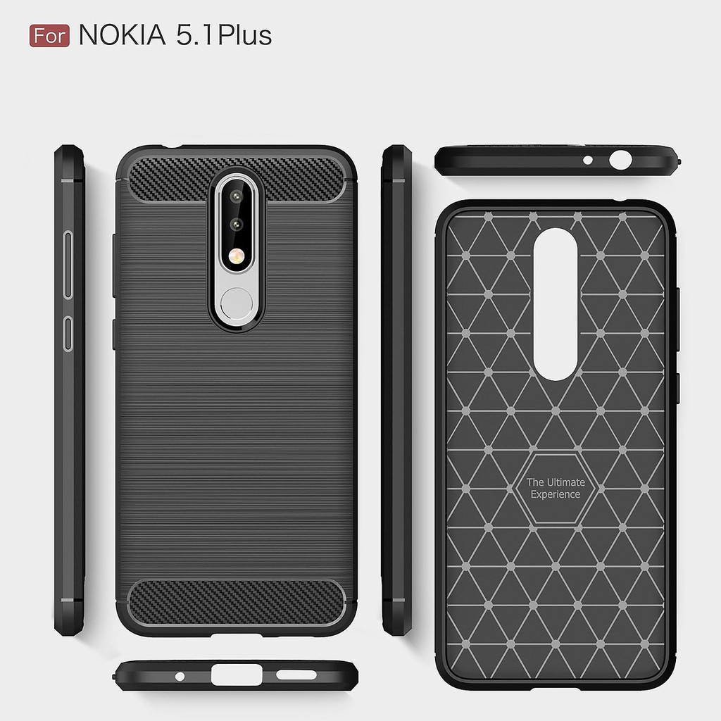 Ốp lưng chống sốc Nokia 5.1 Plus / Nokia X5 hiệu Likgus (chuẩn quân đội, chống va đập, chống vân tay) - Hàng chính hãng