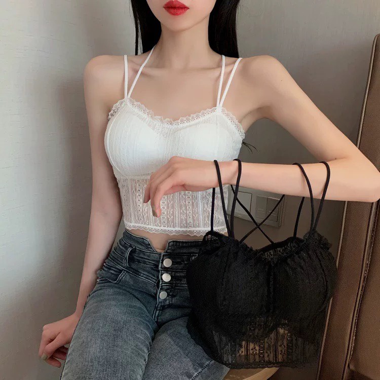 [Xả - dọn kho]Áo ngực lót nữ áo hai dây bra ren cao cấp có đệm ngực sexy bralette Pasana0091