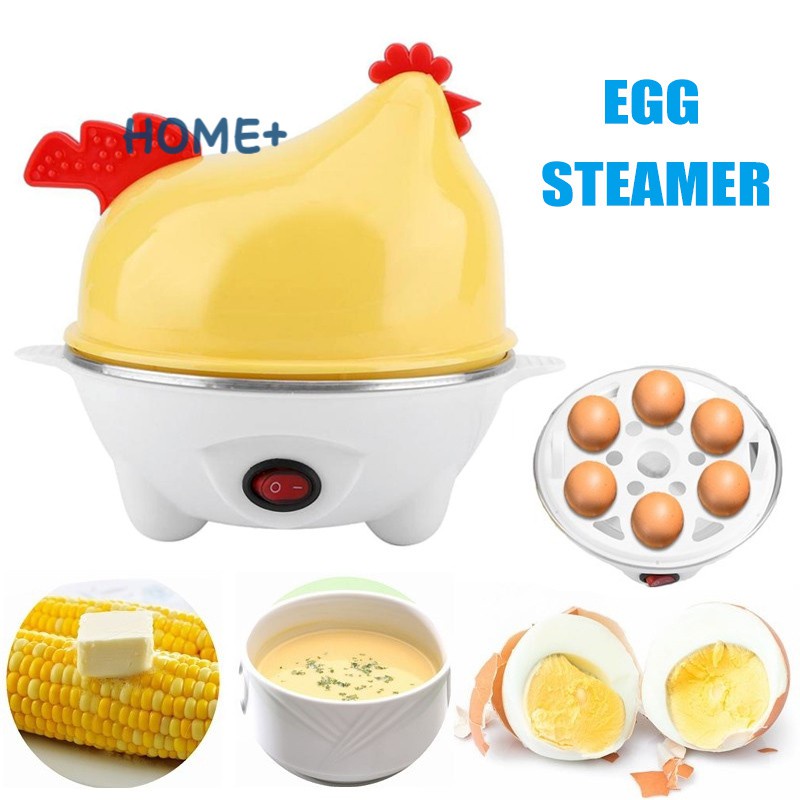 Nồi Hấp Trứng Mini 6 Ngăn Tiện Lợi