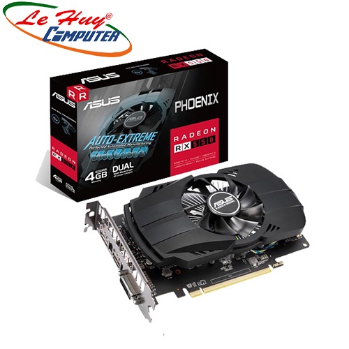 Card màn hình VGA ASUS Phoenix Radeon RX 550 4GB GDDR5 (PH-RX550-4G-EVO)