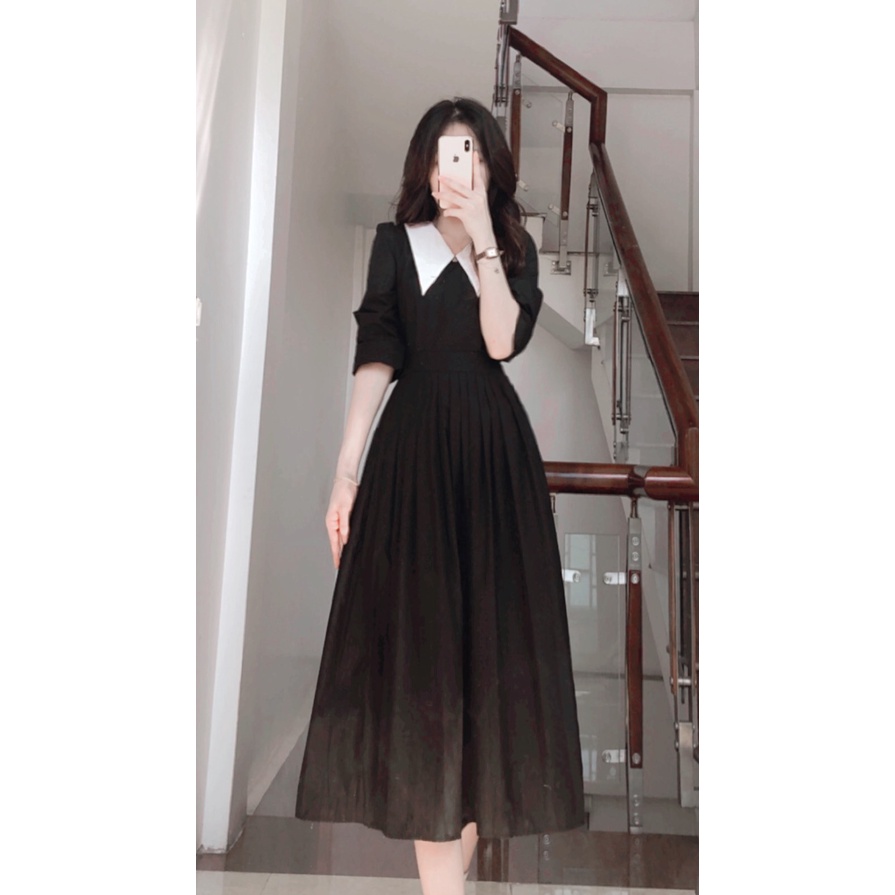 Váy dập ly vintage (Ảnh thật shop chụp)