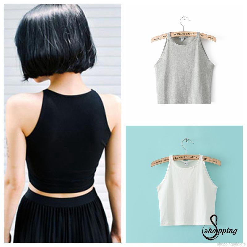 Áo lửng nữ không tay thời trang quyến rũ | BigBuy360 - bigbuy360.vn