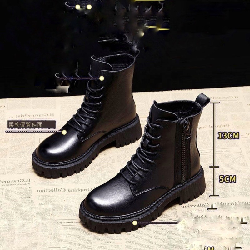 Giày boots cao cổ, boot Martin, bot phong cách Âu Mỹ