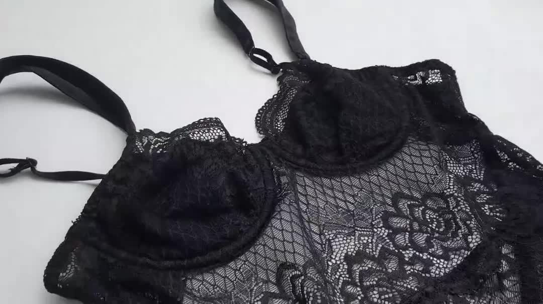 Bodysuit ren đen BraletteFactory cosplay sexy quyến rũ, áo ren liền thân ôm body [ mẫu N06] | BigBuy360 - bigbuy360.vn