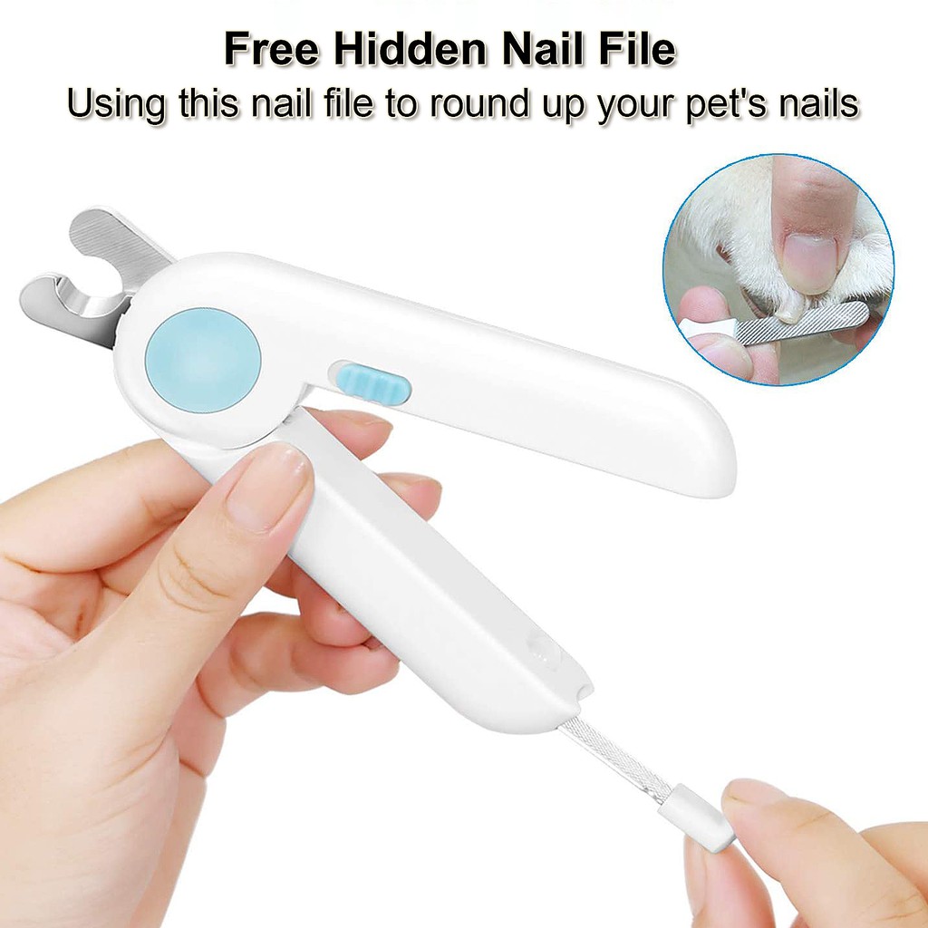 TOGEWITHU Dụng Cụ Cắt Móng Tay Có Đèn Led Dành Cho Thú Cưng Thú Cưng