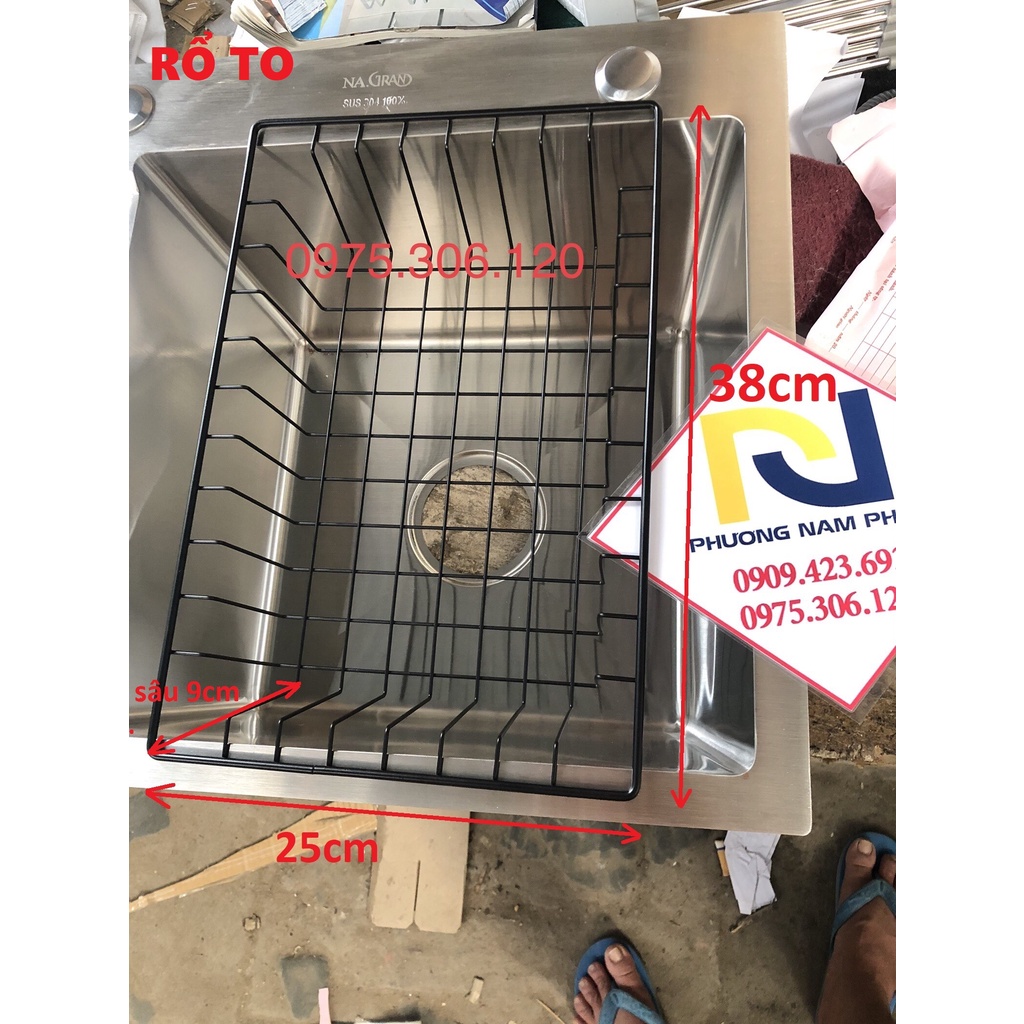 {GIÁ SỐC} Rổ Đa Năng Đựng Trái Cây Thực Phẩm hợp kim kẽm sơn tĩnh điện loại rổ to đựng được nhiều bát đĩa.rổ lưới đen