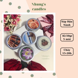 Nến thơm tealight, ly nến thơm GemVu nhiều mùi hương size :s