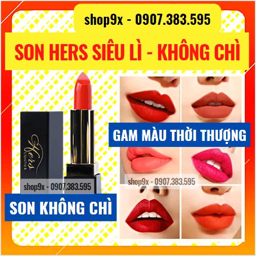 (+Quà) Son Lì Hers Không Chì Lâu Trôi Chính Hãng I'm Nature (Dùng Được Cho Bà Bầu - Mẹ Sau Sinh)
