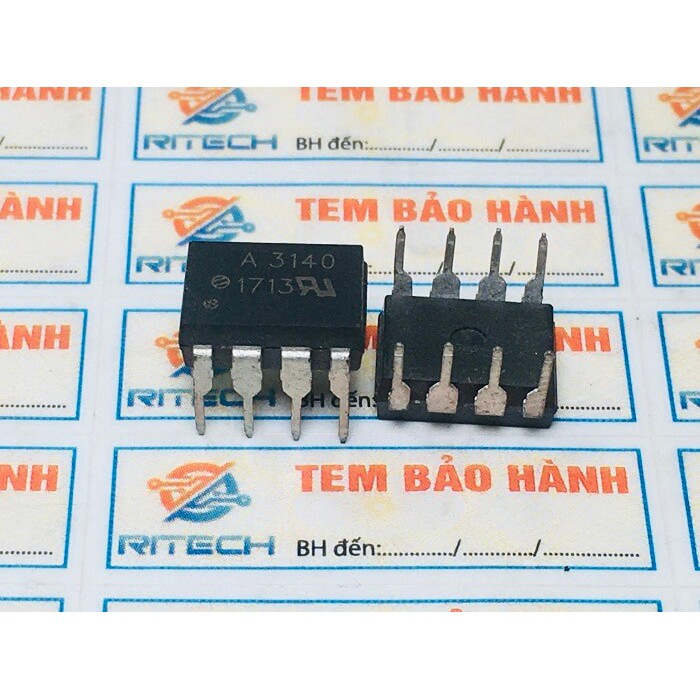 Combo 4 chiếc A3140, HCPL-3140, HP3140 Opto DIP-8