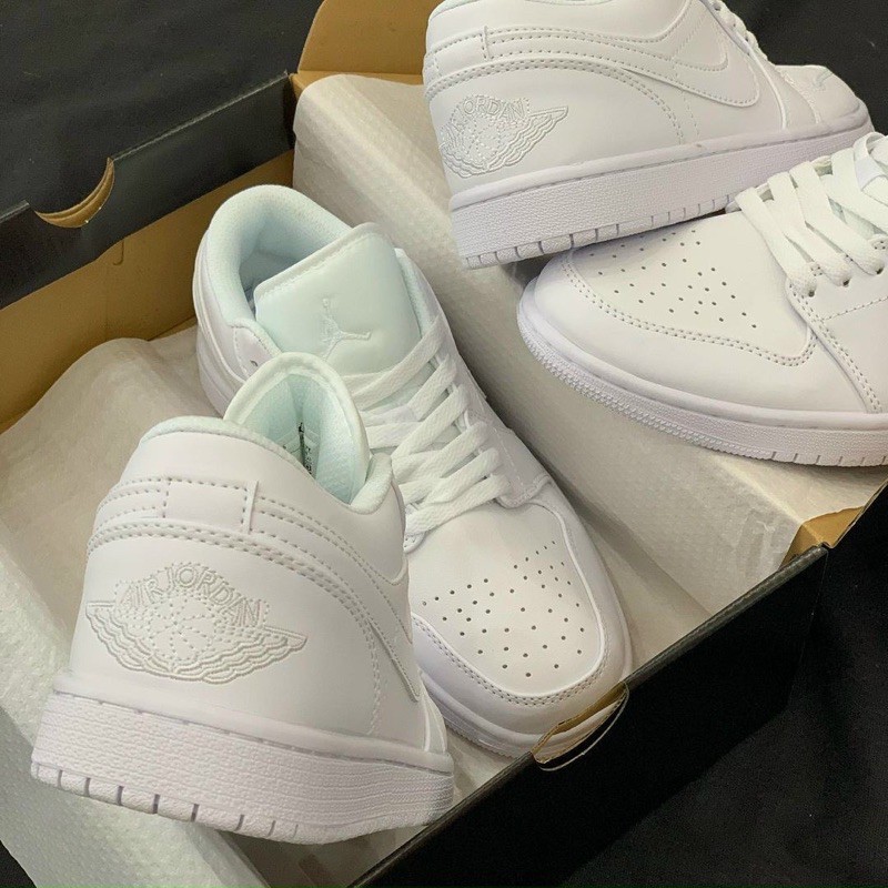 Giày j dan full white cao cấp ( full box + free ship )