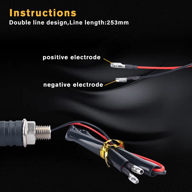 Set 4 Đèn Xi Nhan 12 Bóng LED Dành Cho Xe Mô Tô